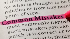 Common Mistakes